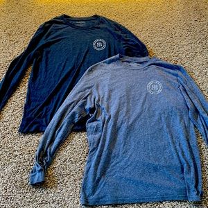 Grey men’s volcom long sleeve shirts